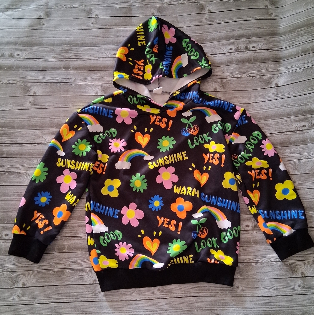 10/$40 SHEIN Girl's Vibrant Pullover Hoodie